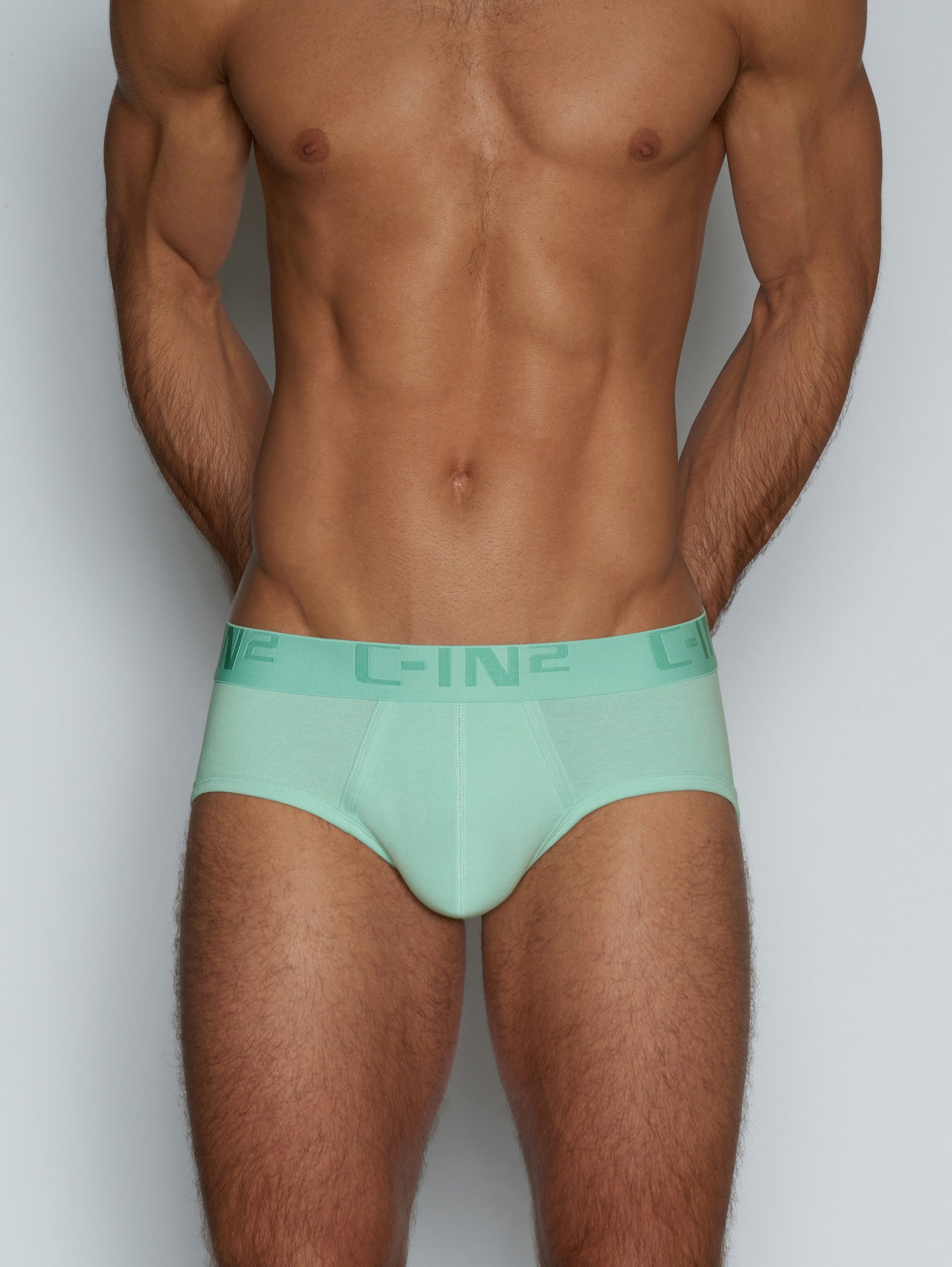 Bóxer C-IN2 CORE en color verde — ropa interior masculina premium
