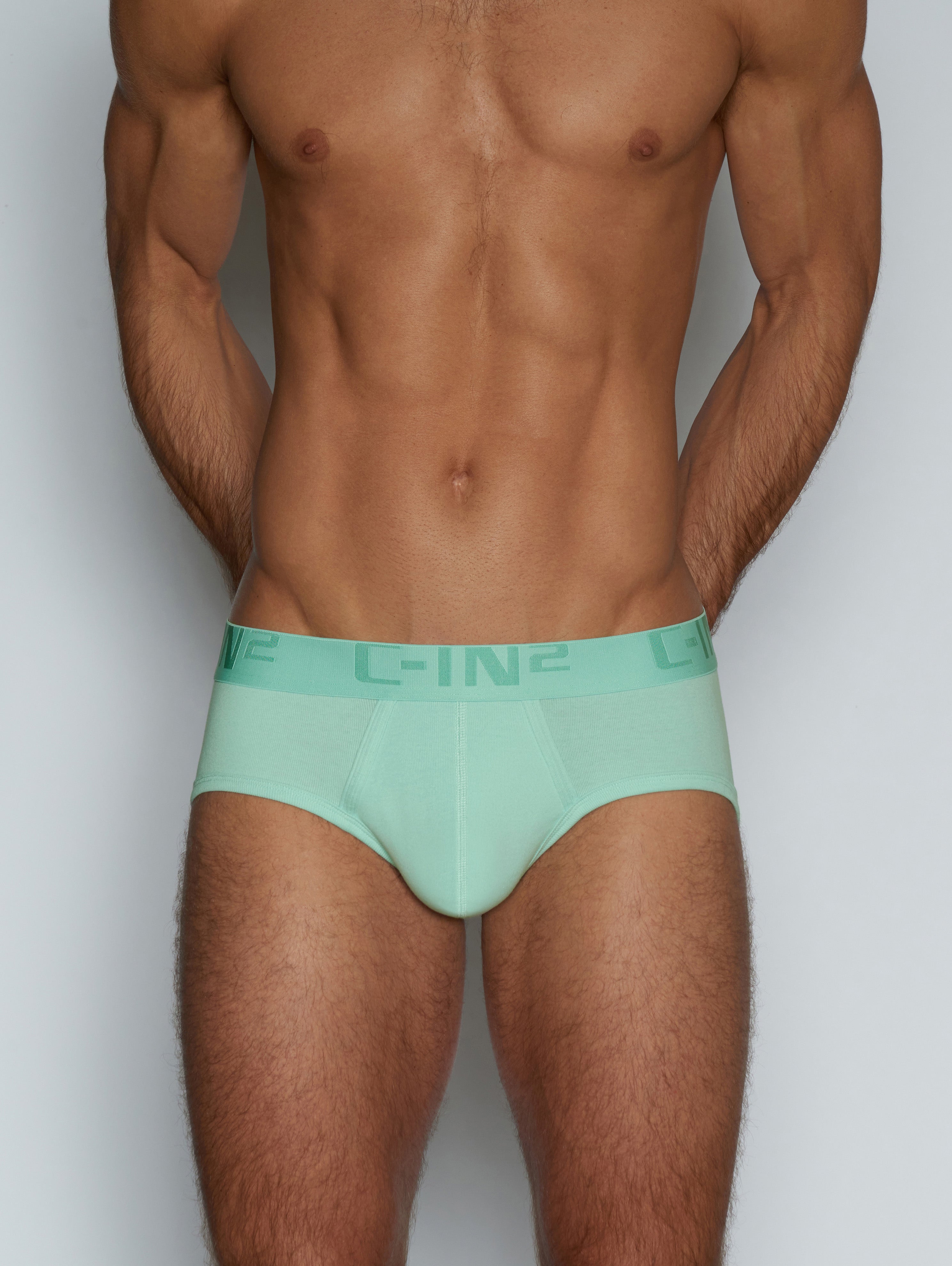 Bóxer C-IN2 CORE en color verde — ropa interior masculina premium