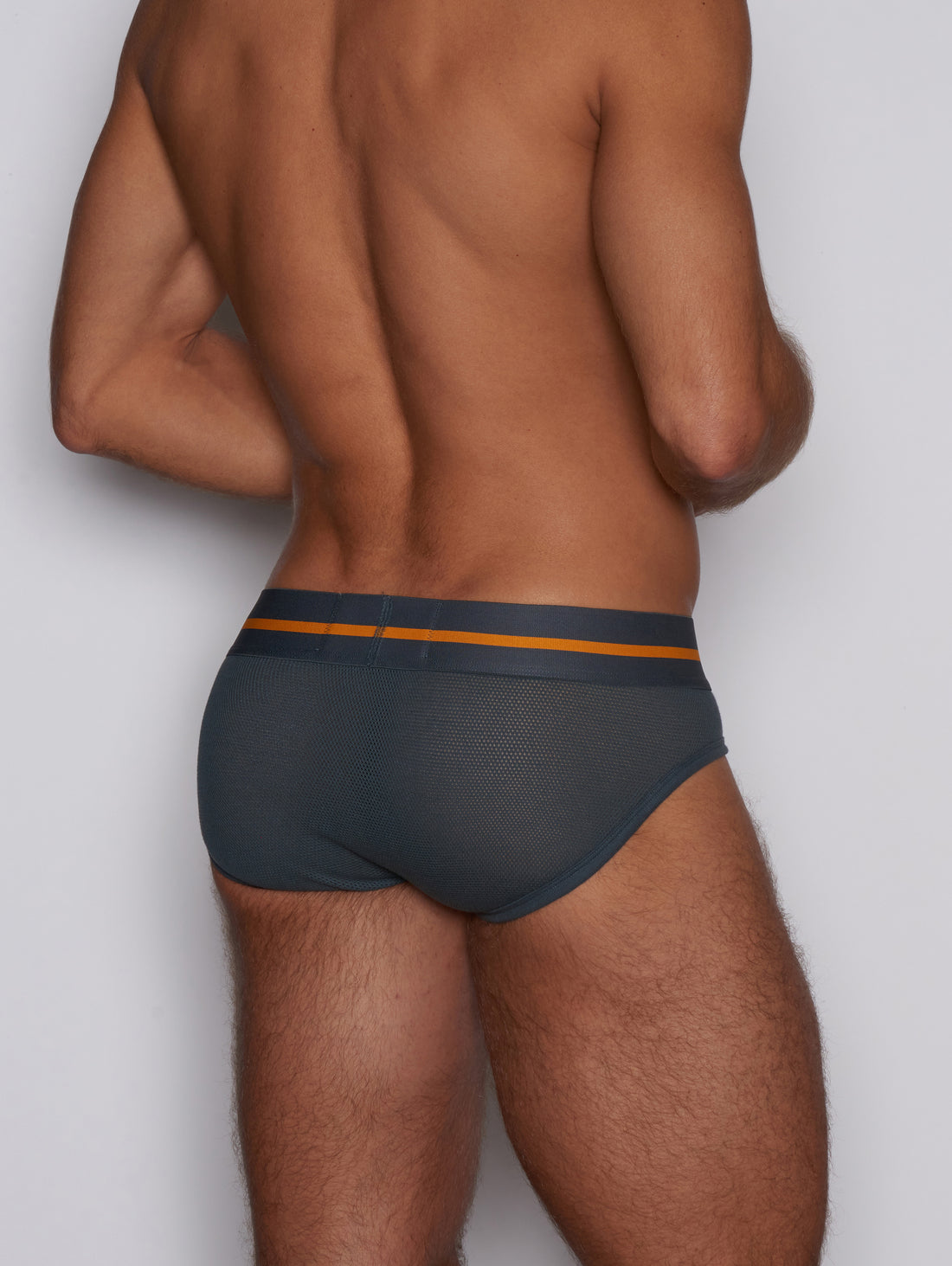 Slip C-IN2 SCRIMMAGE en color gris — ropa interior masculina premium