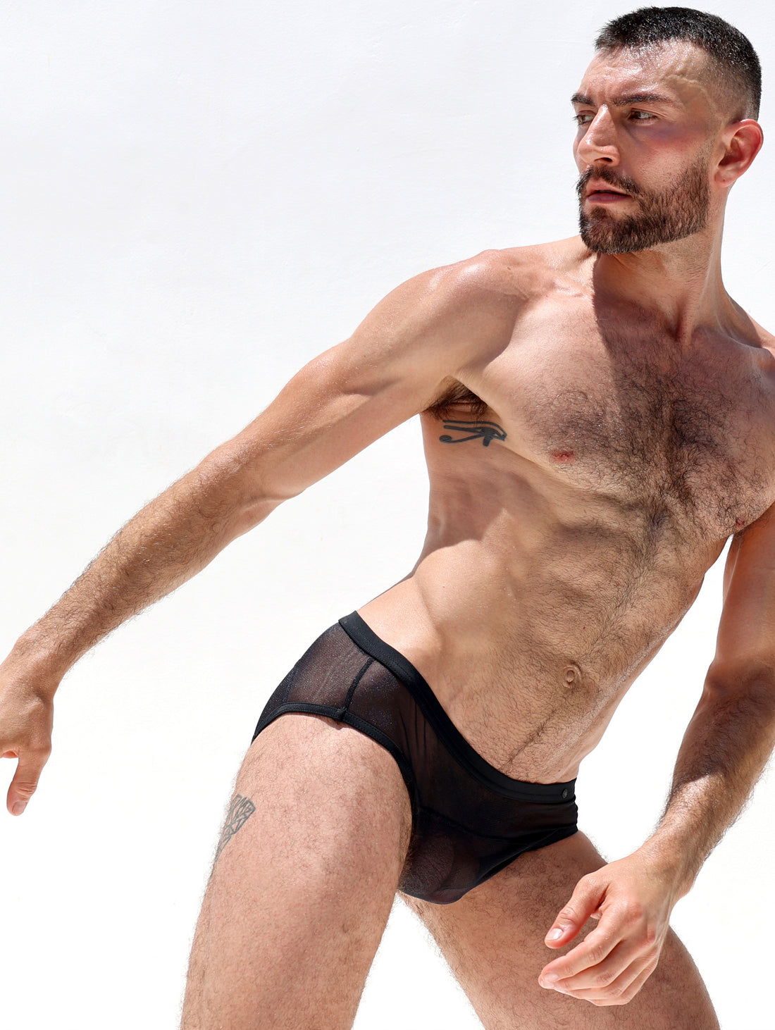 Slip Rufskin CASEMIRO en color negro — ropa interior masculina premium
