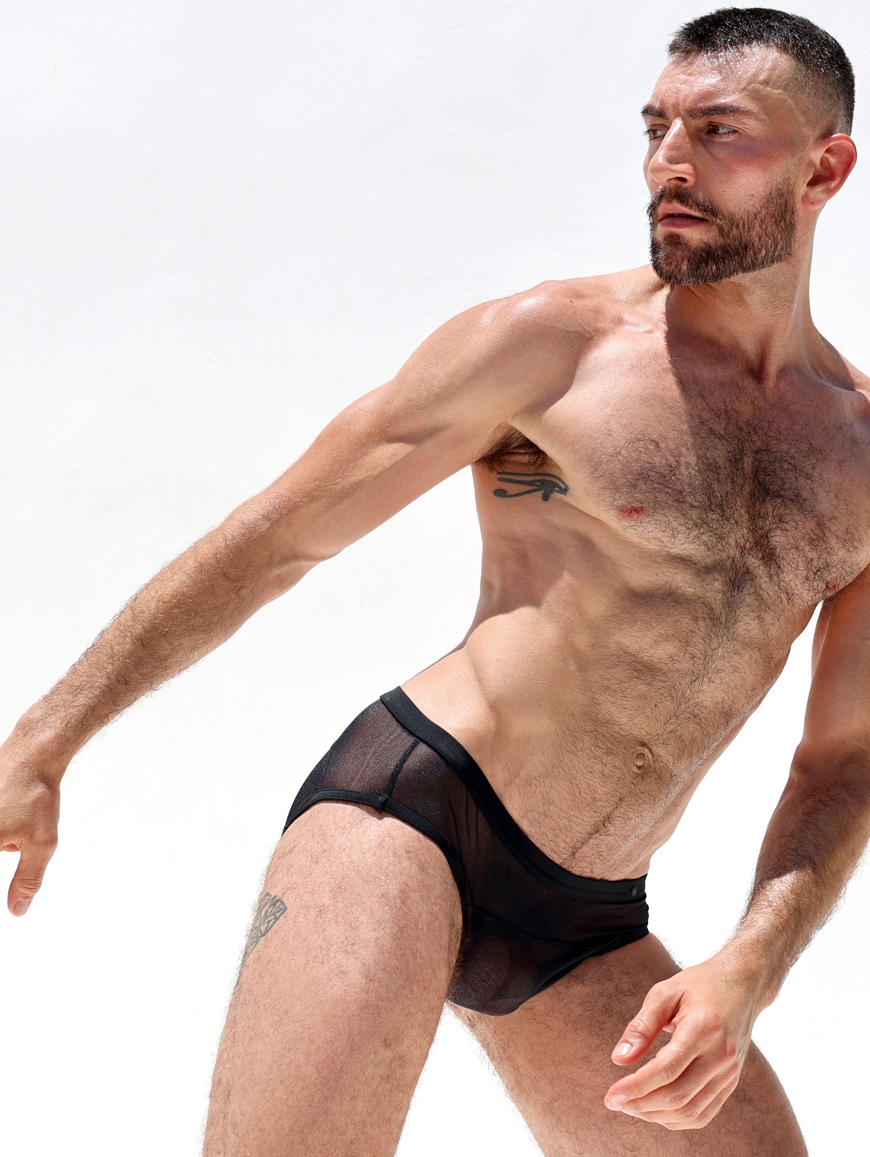 Slip Rufskin CASEMIRO en color negro — ropa interior masculina premium