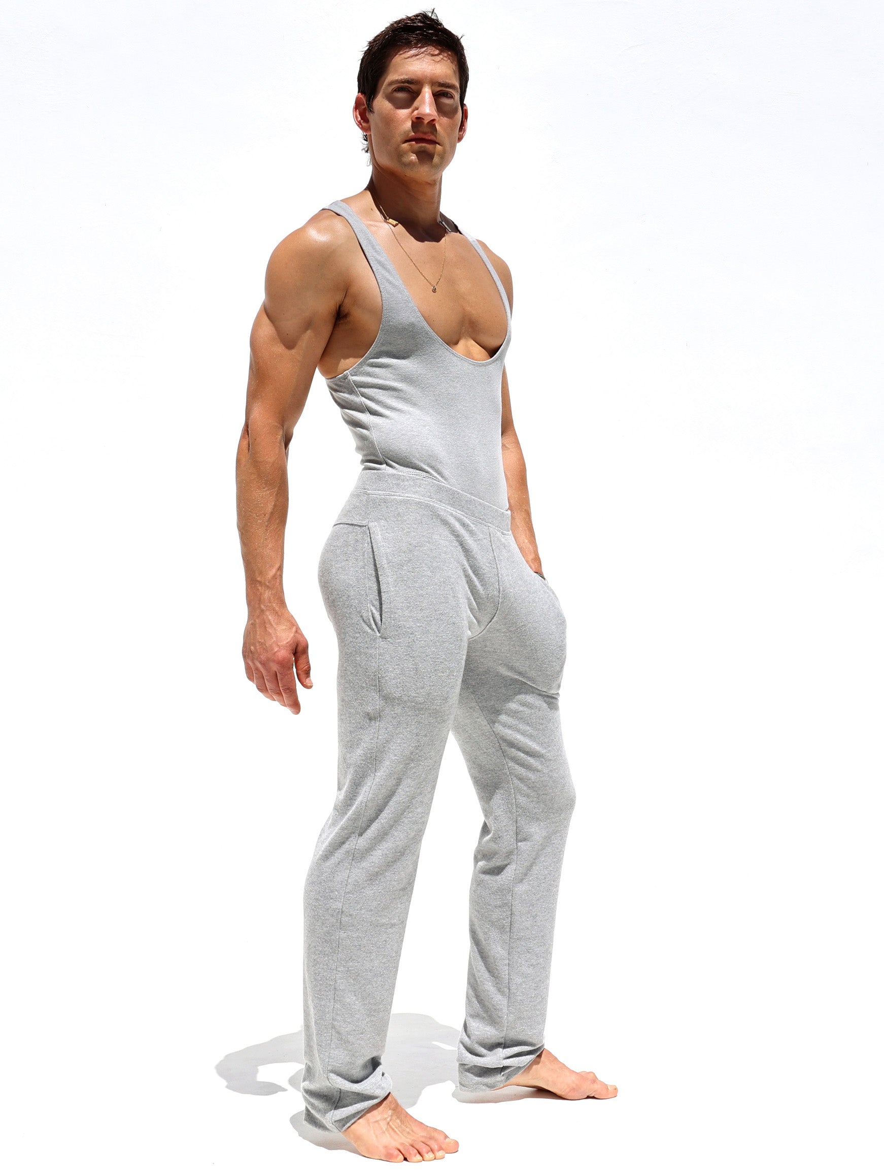 Body Rufskin EASTON color gris, foto 4